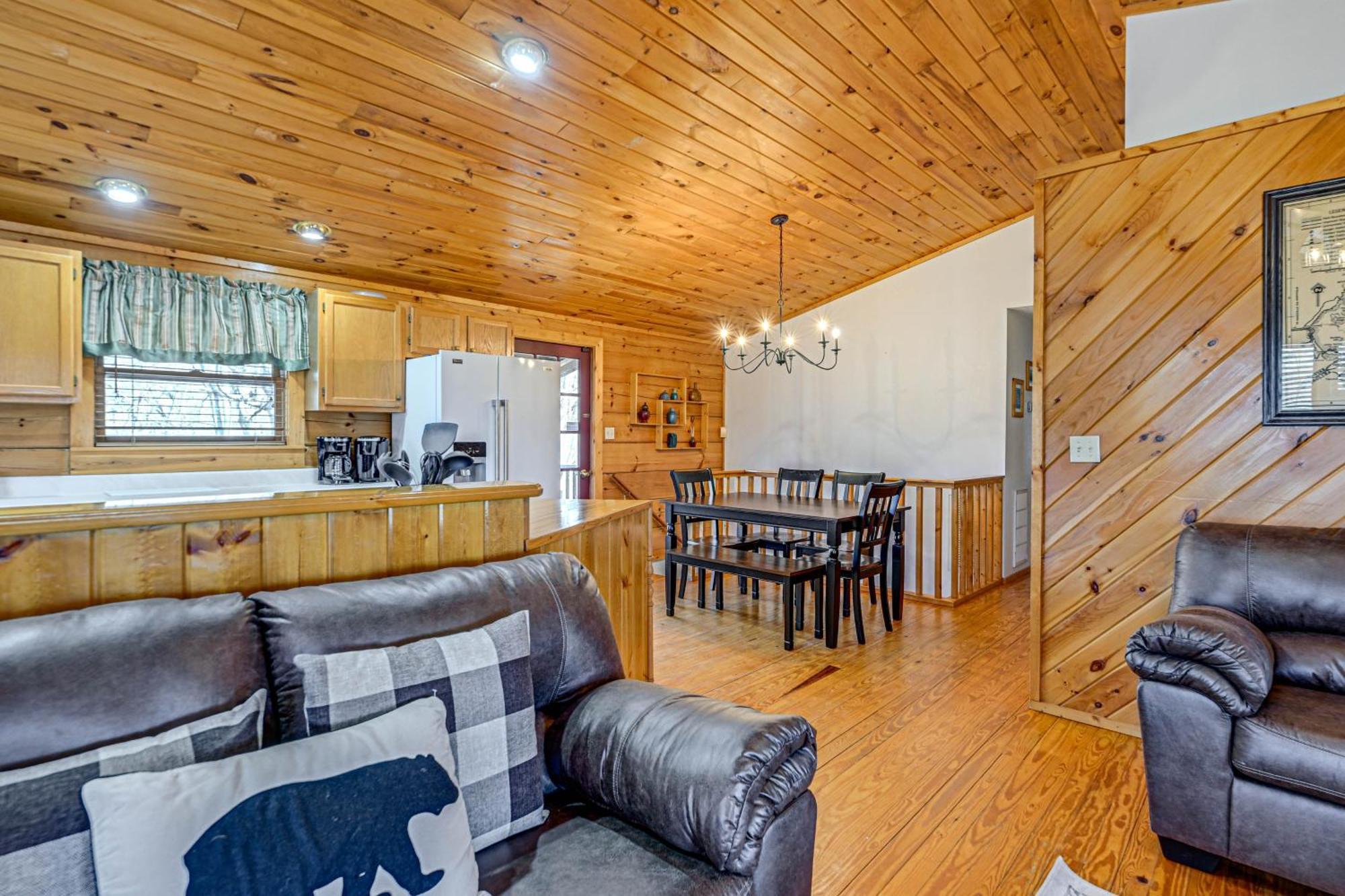 Bryson City Cabin With Hot Tub, Views And Pool Table! Luaran gambar